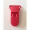 Pince clip plastique Attache tétine - Rouge