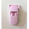 Pince clip plastique Attache tétine - Rose Layette