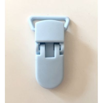 Pince clip plastique Attache tétine - Bleu Layette