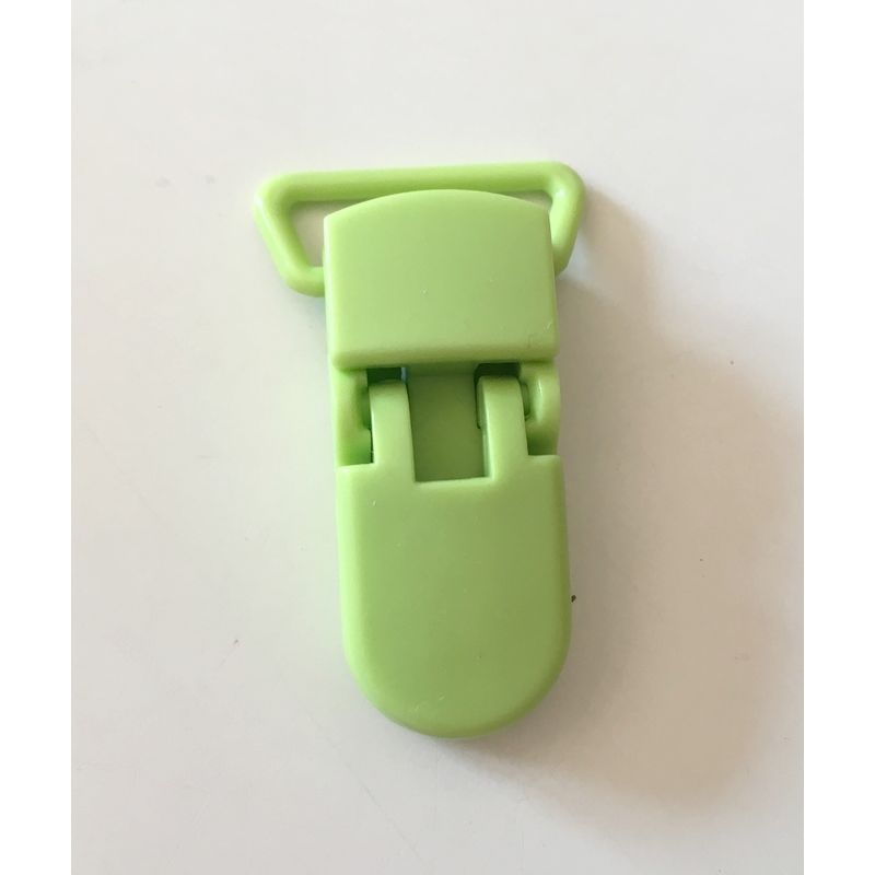 Pince clip plastique Attache tétine - Vert Clair