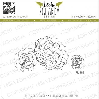 Tampons transparent Lesia Zgharda - Sweet Roses