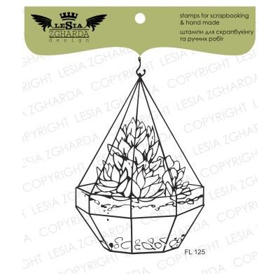 Tampons transparent Lesia Zgharda - Florarium with Succulents