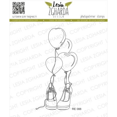 Tampon transparent Lesia Zgharda - Shoes and Balloons