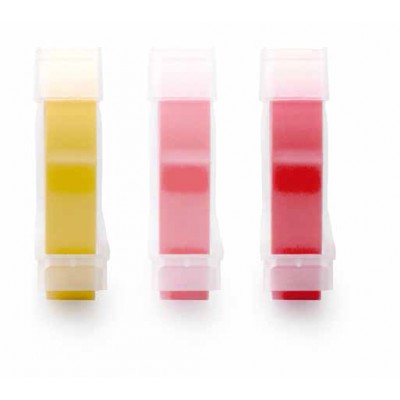 Rubans Label It - Jaune-Rose-Rouge