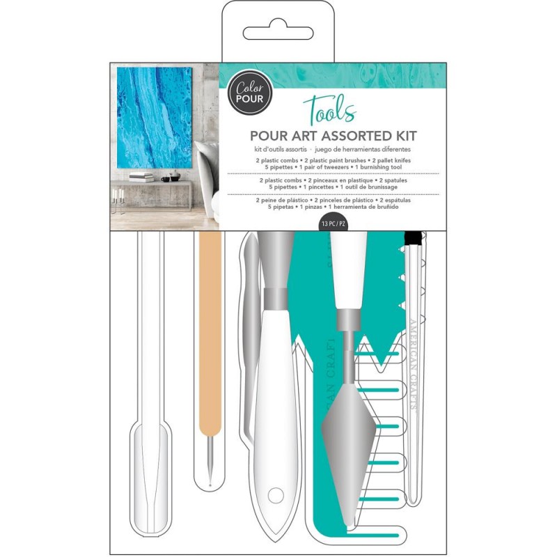 Color Pour - Kit d'outils assortis