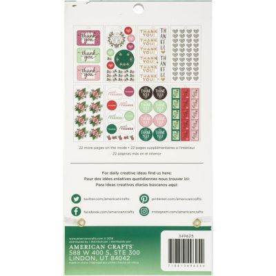 Pack de stickers AC - Cardmaking - Lots Of Thanks (30 feuilles)