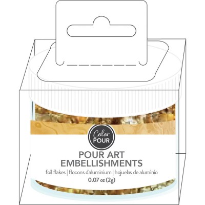 Color Pour - Foil Flakes - Or