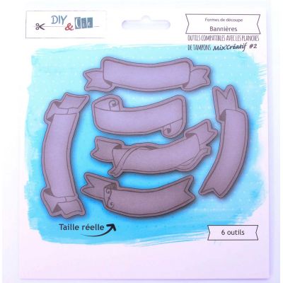 Dies DIY&Cie - Col.13 - Chiffres : Bannières