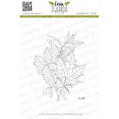 Tampons transparent Lesia Zgharda - Fall Leaves Bouquet (small)