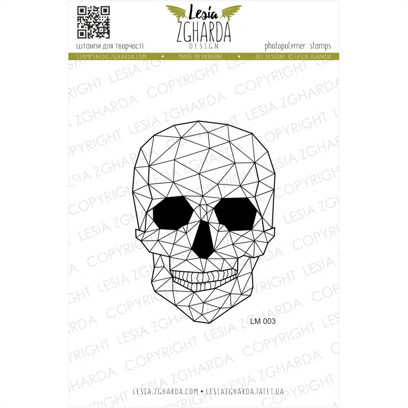 Tampons transparent Lesia Zgharda - Calavera (graphics)