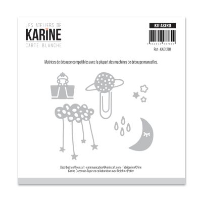 Die Les Ateliers de Karine - Collection Carte Blanche - Kit Astro
