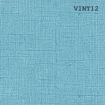 Cardstock texturé canvas - Coloris Vintage Bleu Céruléen