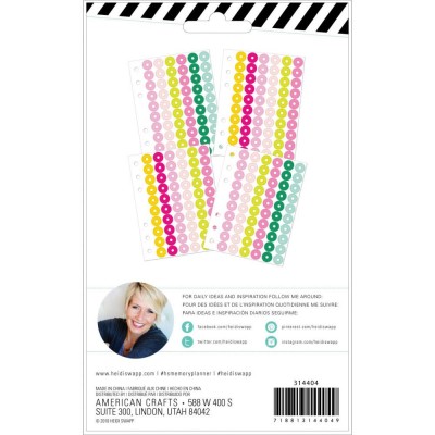 Stickers Memory Planner Heidi Swapp - Oeillets