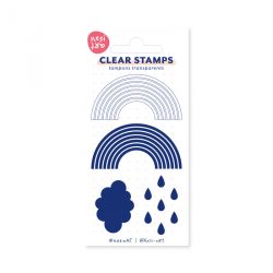 Tampons clear KesiArt - Rainbow