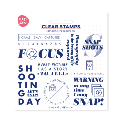 Tampons clear KesiArt - Let's Snap