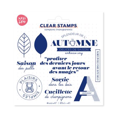 Tampons clear KesiArt - Saison des pulls