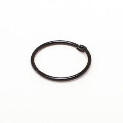 Anneau noir 4.4 cm