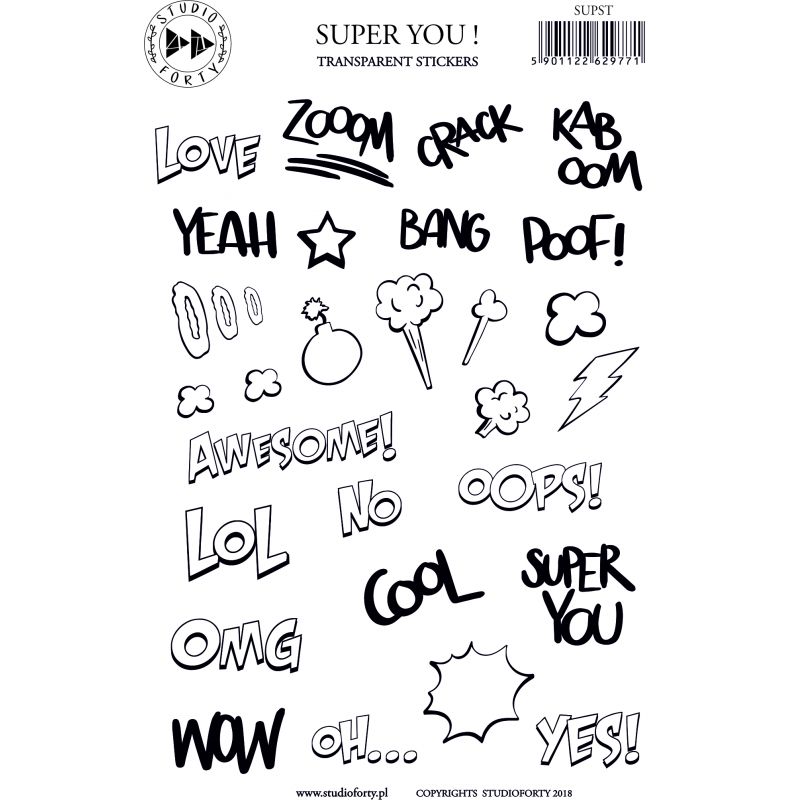 Stickers Studio Forty - Super You