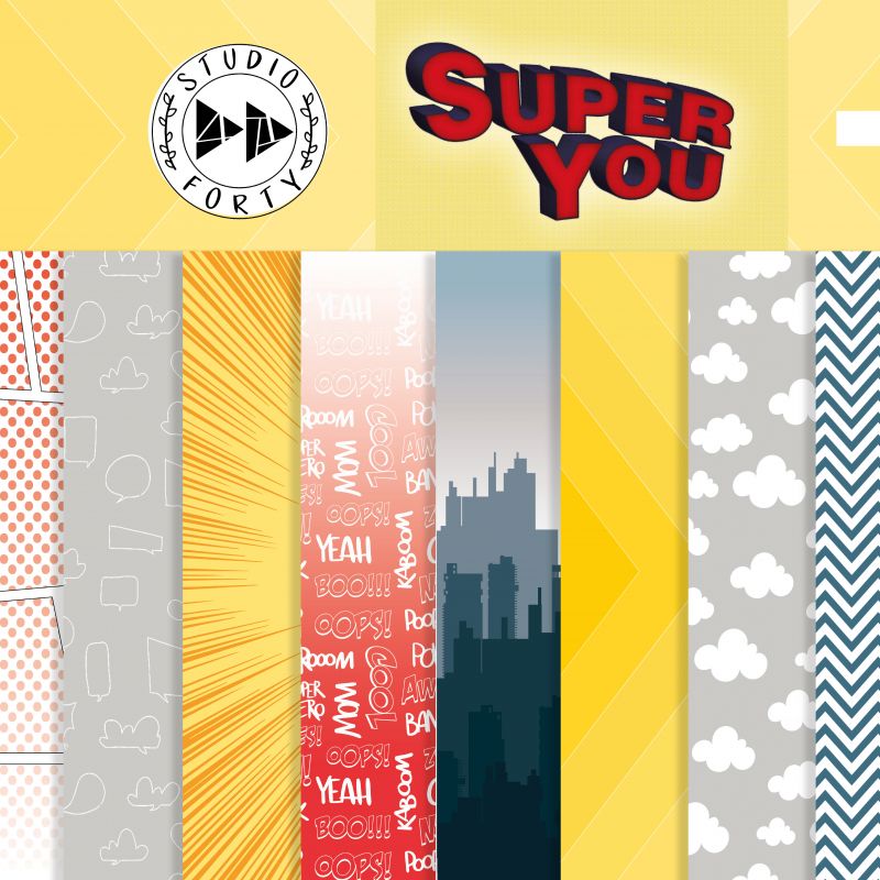 Pack 30x30 cm - Studio Forty - Super You