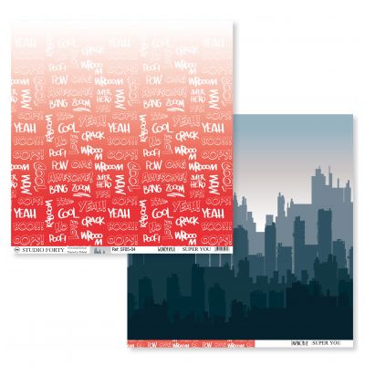 Pack 30x30 cm - Studio Forty - Super You