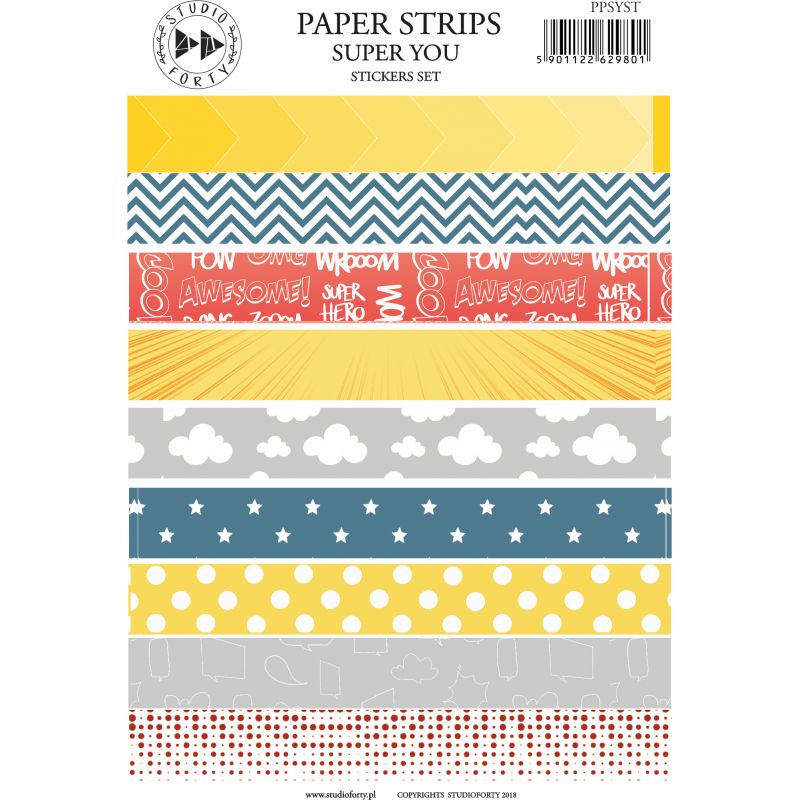 Stickers Studio Forty - Paper Strips Super You