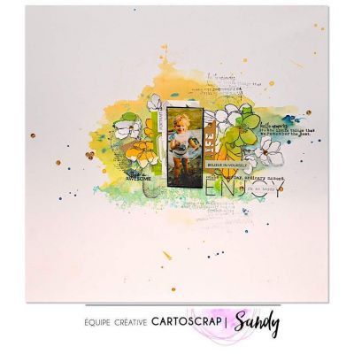 Tampons CartoScrap - Simplement Merci