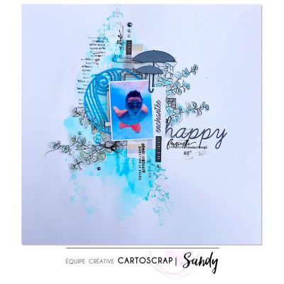 Tampons CartoScrap - En Vacances