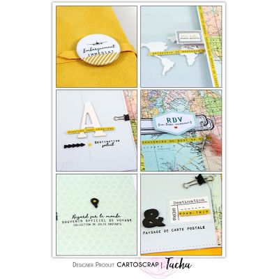 Stickers Cartoscrap - Explorer le Monde