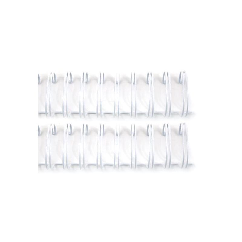 Reliures Bind-It-All 3/8' blanc (1 cm) - Lot de 6