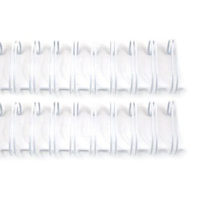 Reliures Bind-It-All 3/8' blanc (1 cm) - Lot de 6