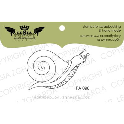 Tampons transparent Lesia Zgharda - Snail