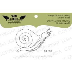 Tampons transparent Lesia Zgharda - Snail