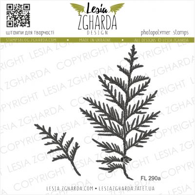 Tampons transparent Lesia Zgharda - White Cedar Leaf