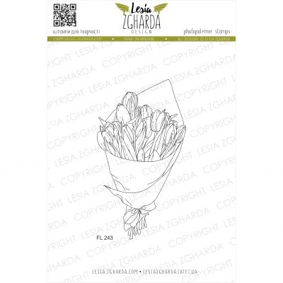 Tampons transparent Lesia Zgharda - Bouquet of tulips