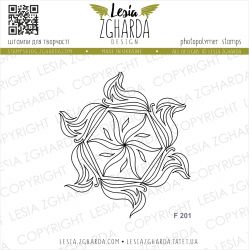 Tampons transparent Lesia Zgharda - Marine Geometric Rosette