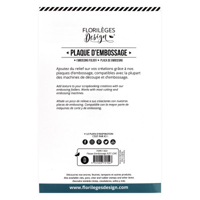 Plaque d'embossage JUST LOVE