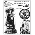 Cling Mounted Stamps - Now Is The Right Time - Prima - Finnabair