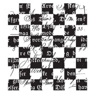 Damier - Prima Marketing - Finnabair clear stamp