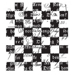 Damier - Prima Marketing - Finnabair clear stamp