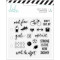 Heidi Swapp memory planner clear stamps x18 - tampon sport et motivation