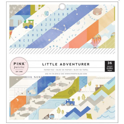 Mini Pack 15x15 - Pink paislee - Petit aventurier