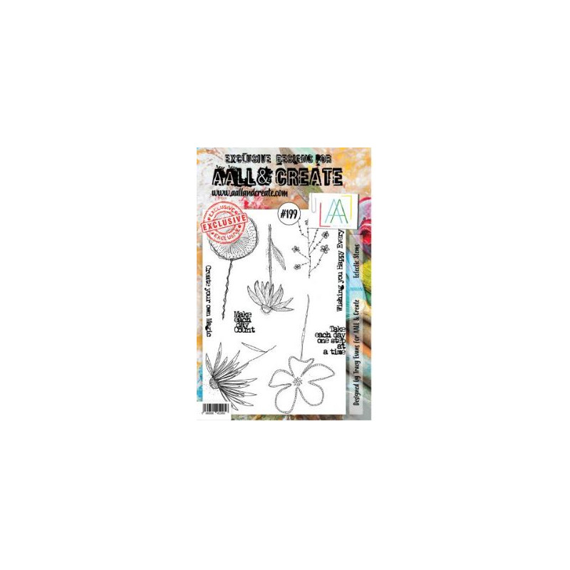 AALL & Create Stamp -199 - Fleurs