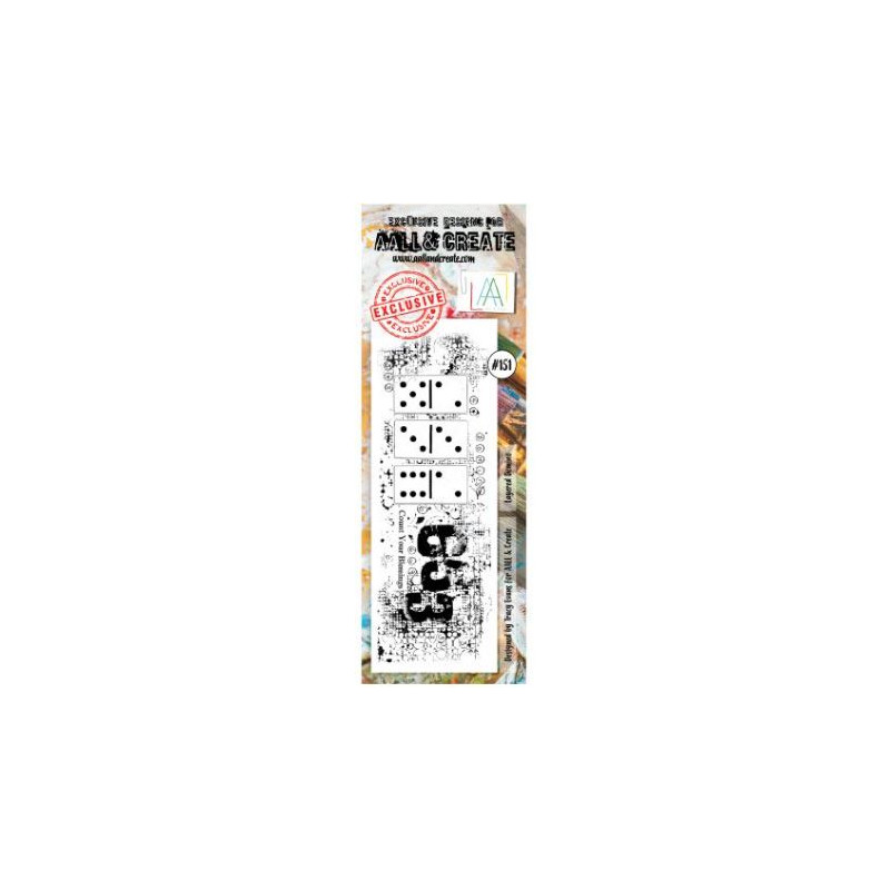 AALL and Create Stamp Set -151 - domino