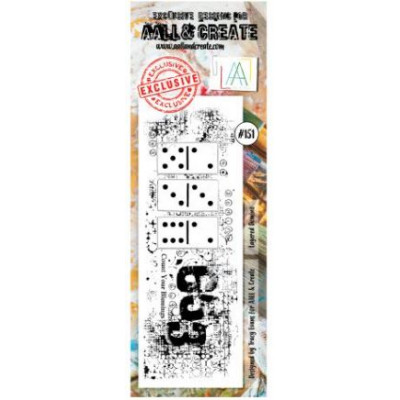 AALL and Create Stamp Set -151 - domino