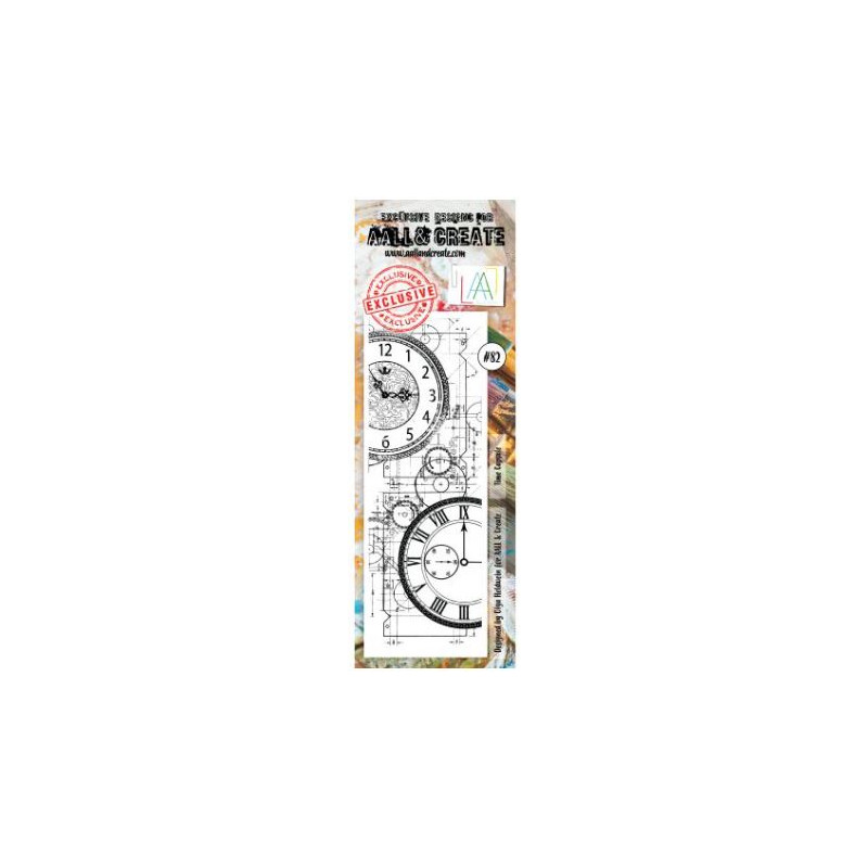 AALL and Create Stamp Set -82 - horloge