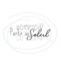 Comptoir Scrap - Tampon Partir au soleil