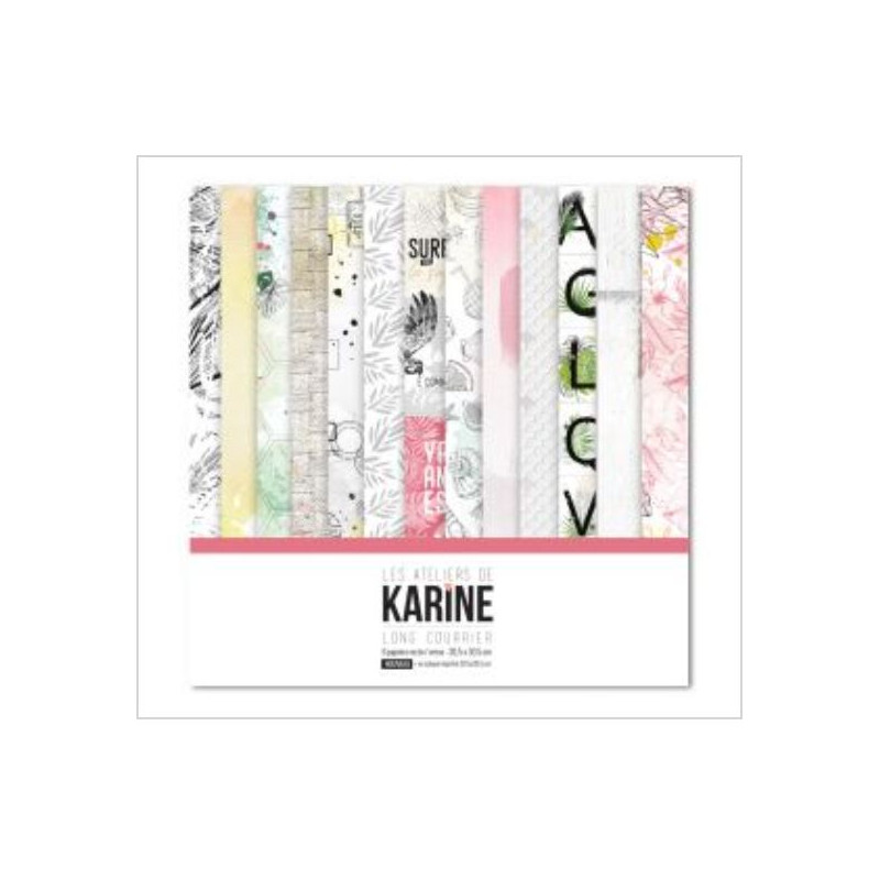 Pack 30x30 - Les Ateliers de Karine - Long Courrier La collection