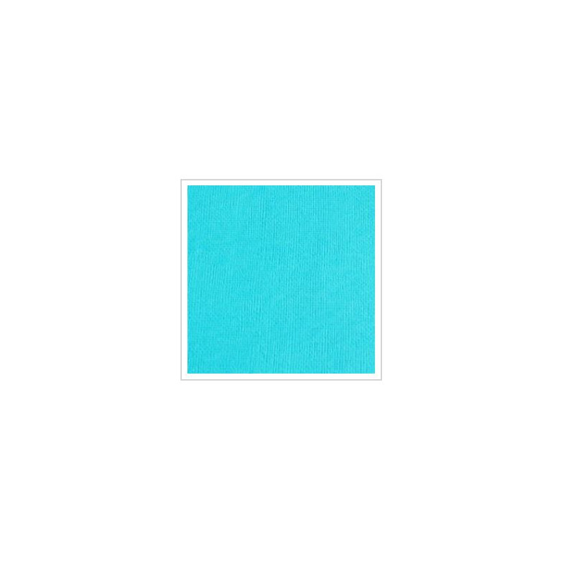 Cardstock texturé uni - Coloris bleu turquoise