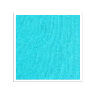 Cardstock texturé uni - Coloris bleu turquoise