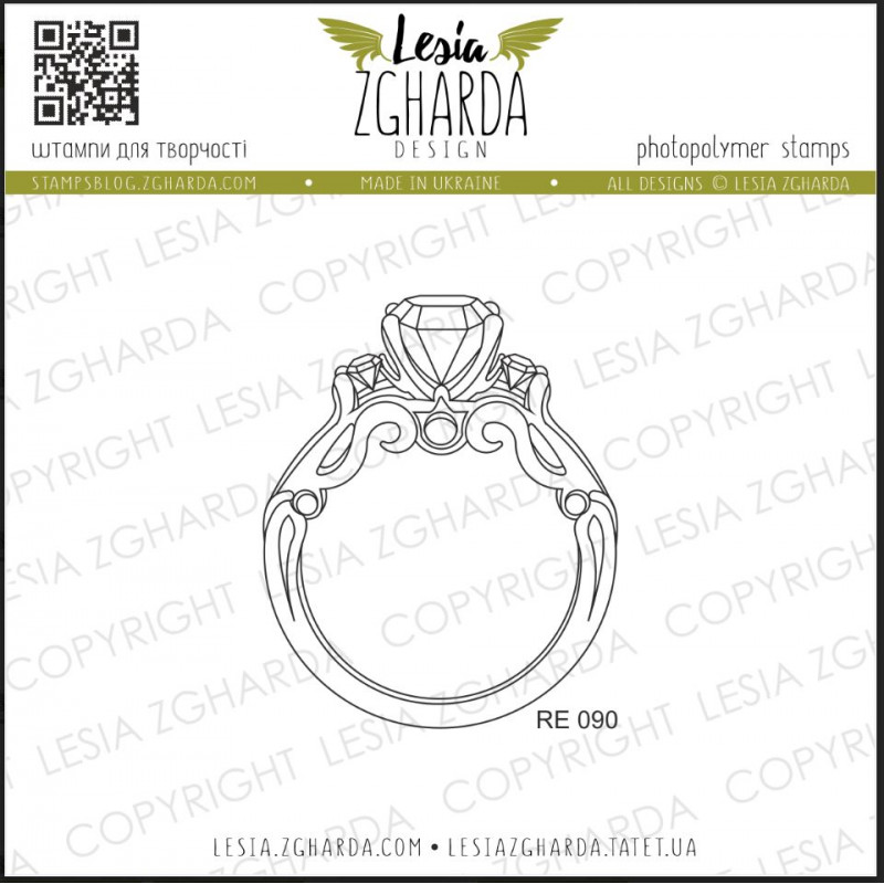 Tampon Lesia Zgharda - Wedding ring